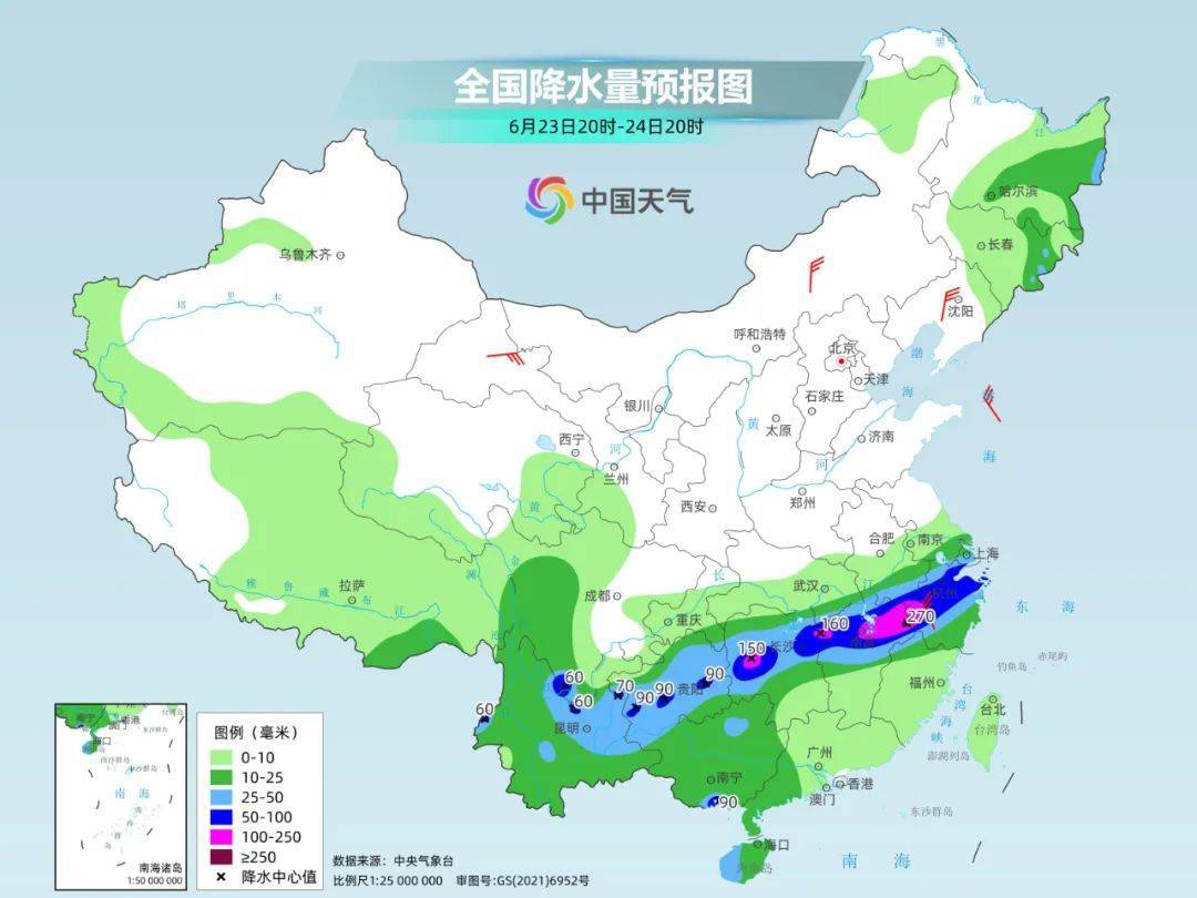 长江中下游持续性暴雨下到7月，未来十天还有4轮强降雨                