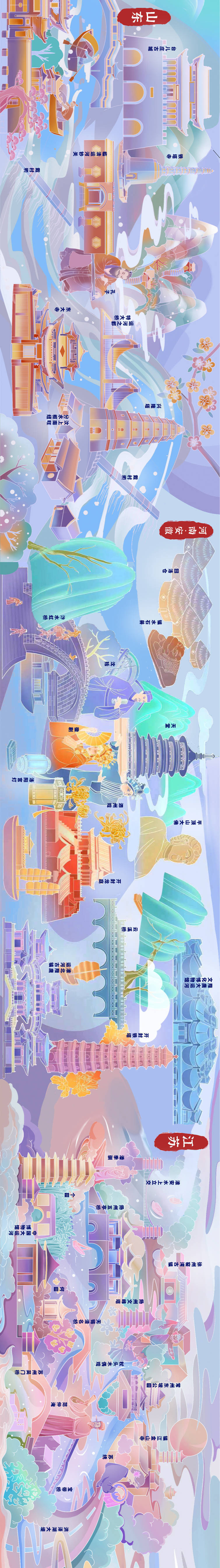 《 源远流长——中国大运河漫记》手绘长卷  第3张