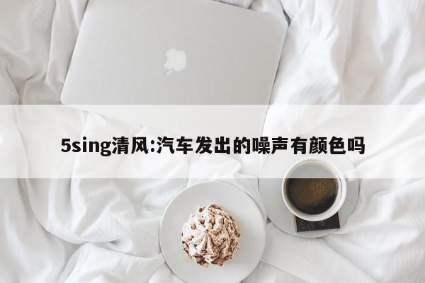 5sing清风:汽车发出的噪声有颜色吗