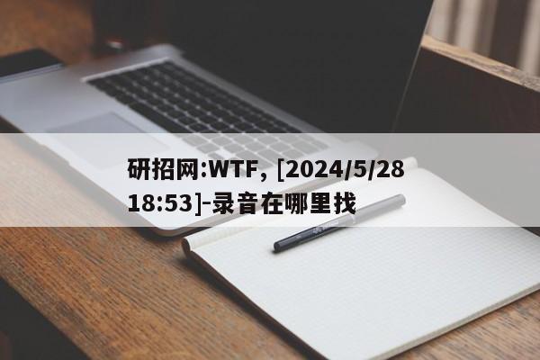 研招网:WTF, [2024/5/28 18:53]-录音在哪里找