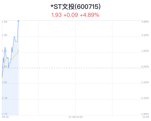 *ST文投触及涨停 主力净流入649万  第1张