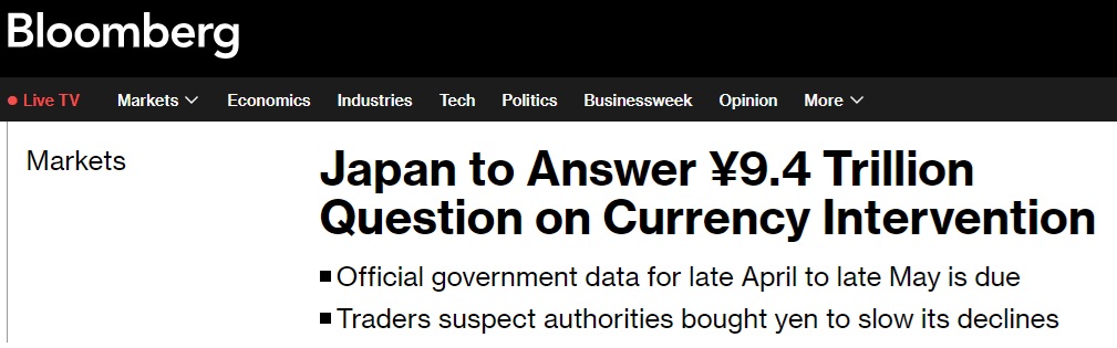 日本将回答9.4万亿日元的外汇干预问题，日元仍面临贬值危机  第1张