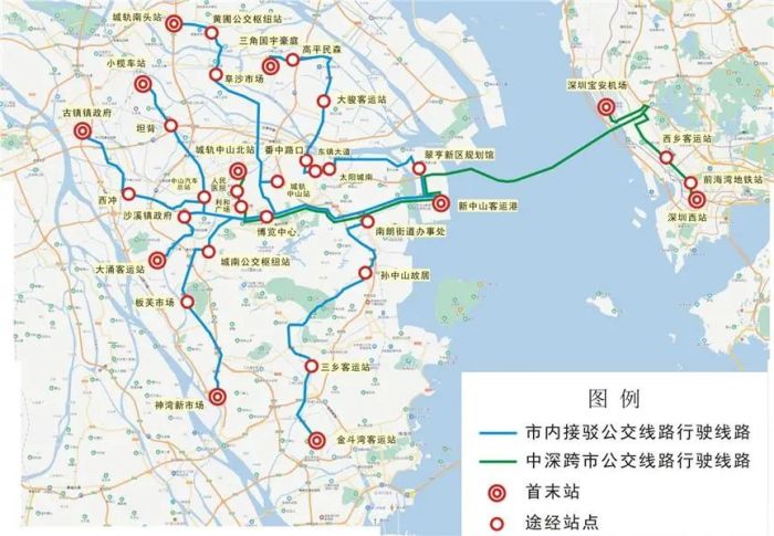 深中通道跨市公交来了：车程50分钟，票价最低15元  第3张