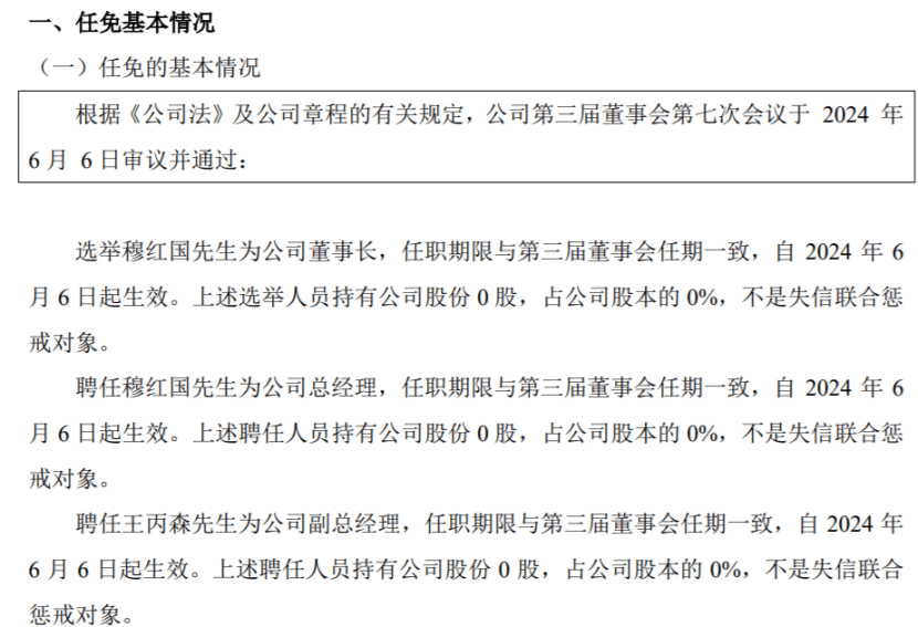 金曦科技选举穆红国为公司董事长 2023年公司亏损48.68万