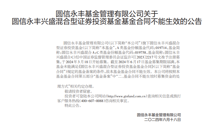 又一只基金发行失败，部分次新基金规模快速下降  第1张