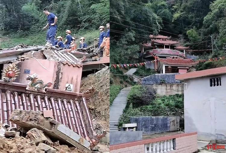 暴雨中的福建山区小镇：一家六口失联超4天，水位“半小时升高两米”                